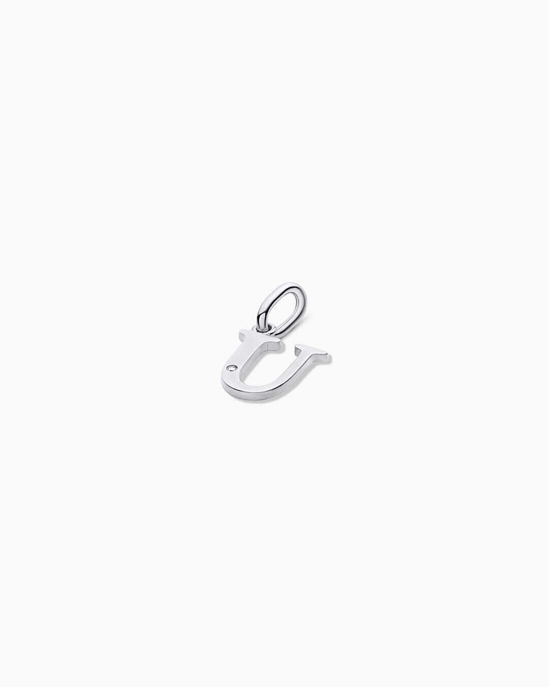 Diamond Vintage Alphabet Charm