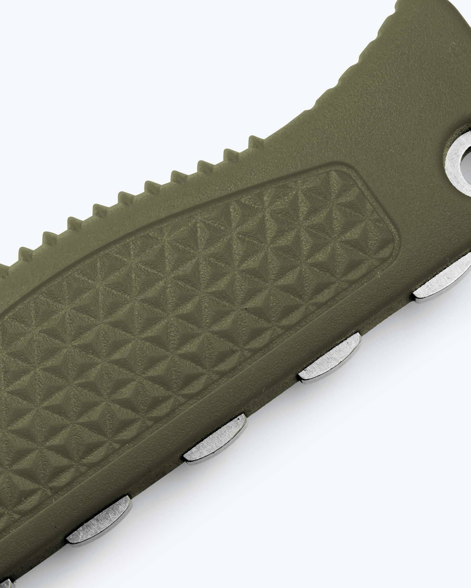 Steep Country | Dark Olive Santoprene® | Drop-point
