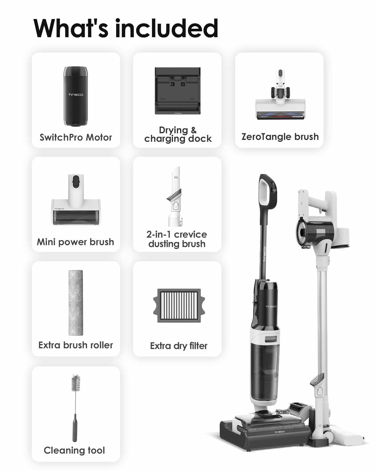 Tineco FLOOR ONE SWITCH S6 Stretch Wet Dry Vacuum Cleaner