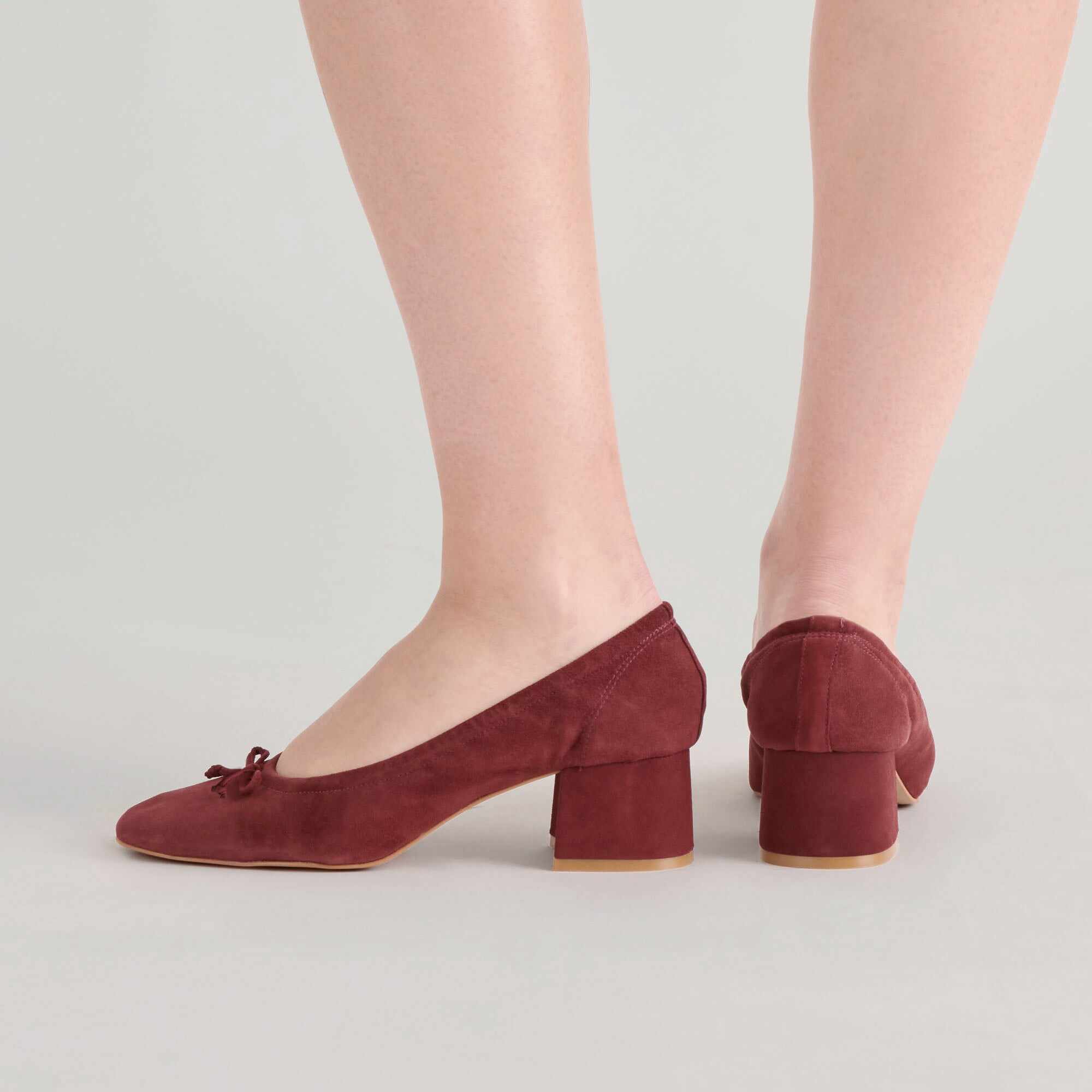 KARMIN HEELS BRANDY SUEDE