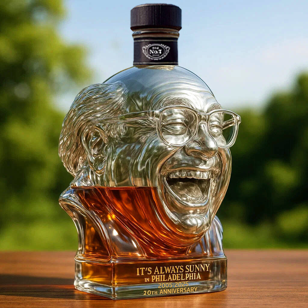 Frank Reynolds Whiskey Bottle-Celebrating the 20th anniversary of It's Always Sunny in Philadelphia