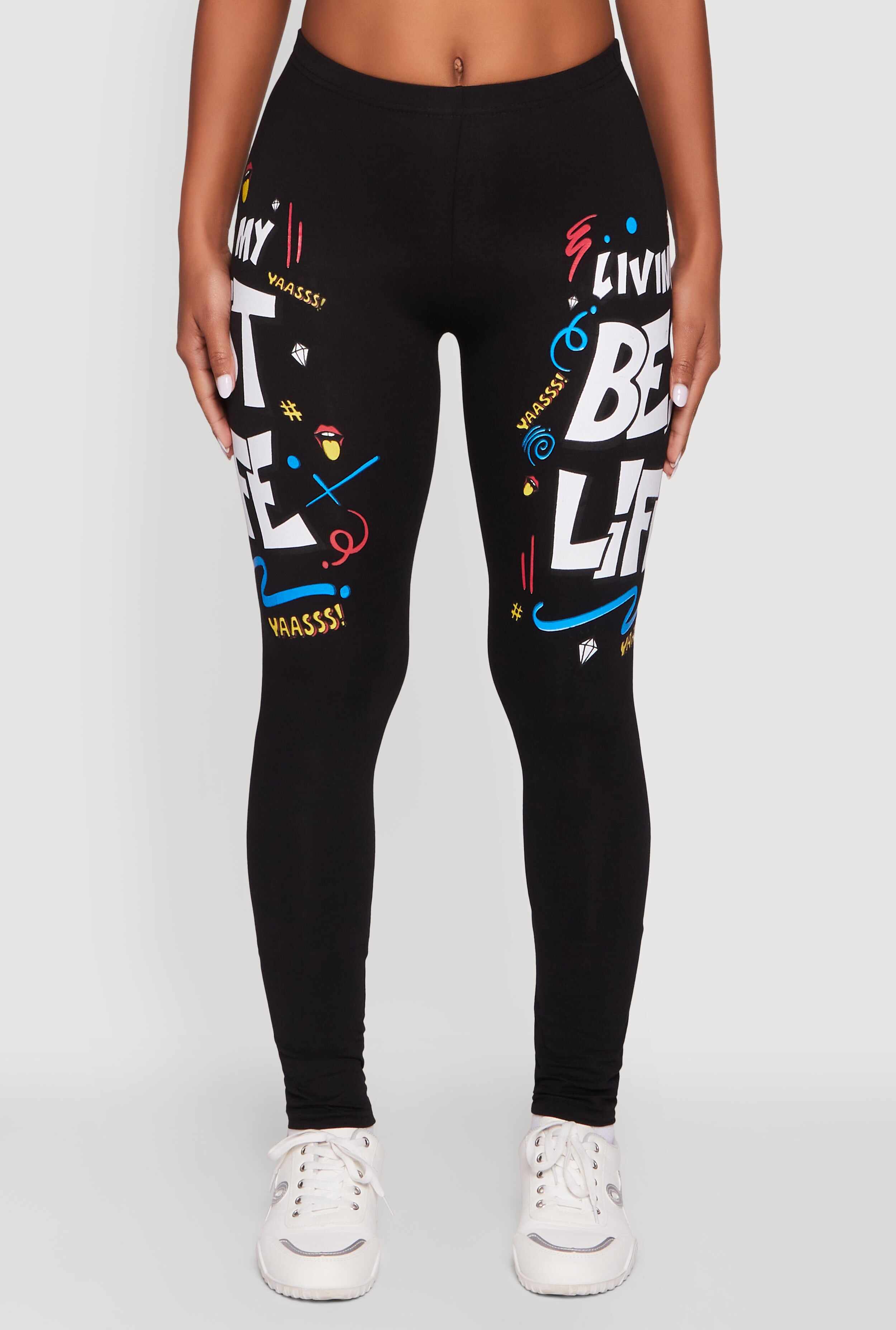Living My Best Life Graphic Leggings
