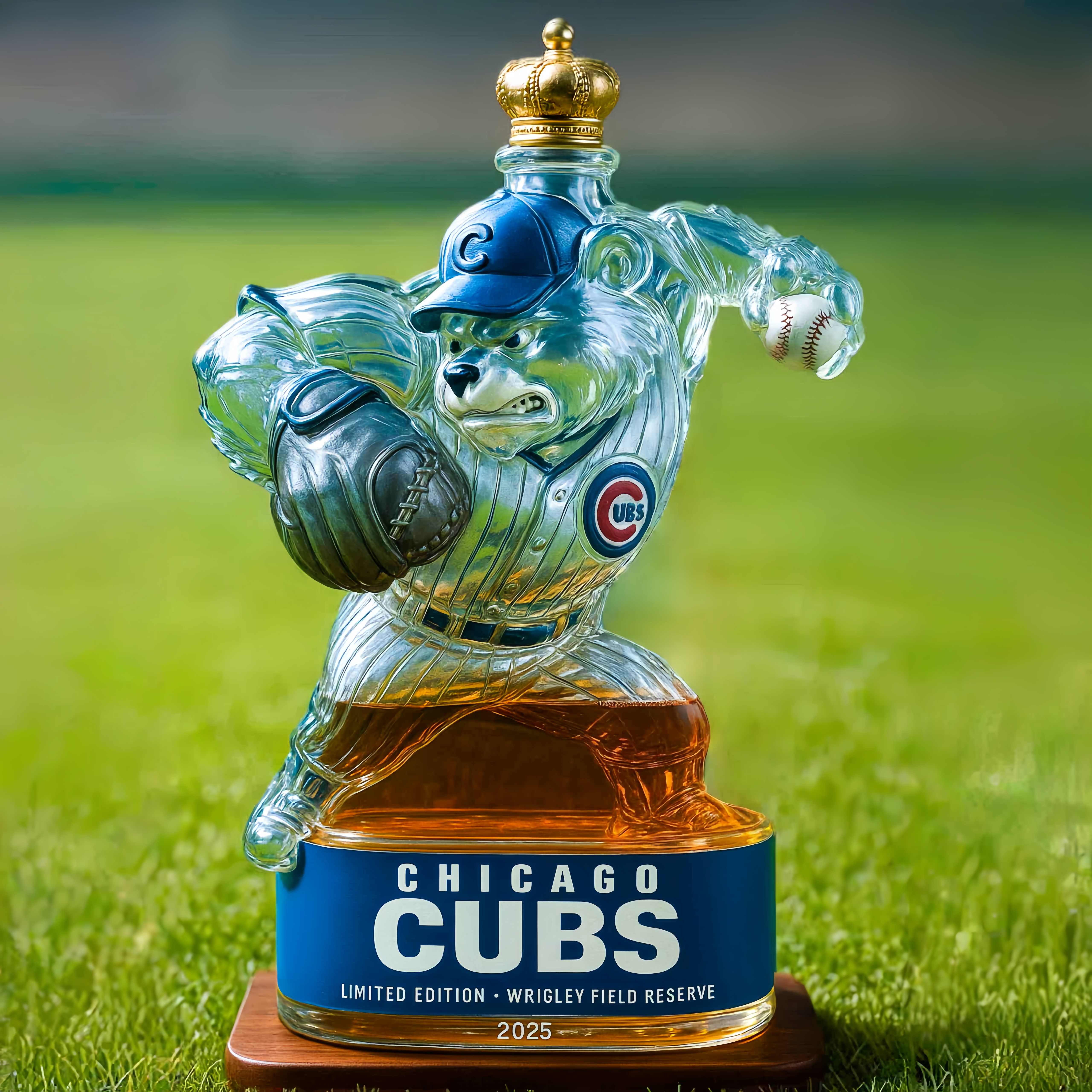 Chicago Cubs 2025 Whiskey Bottle
