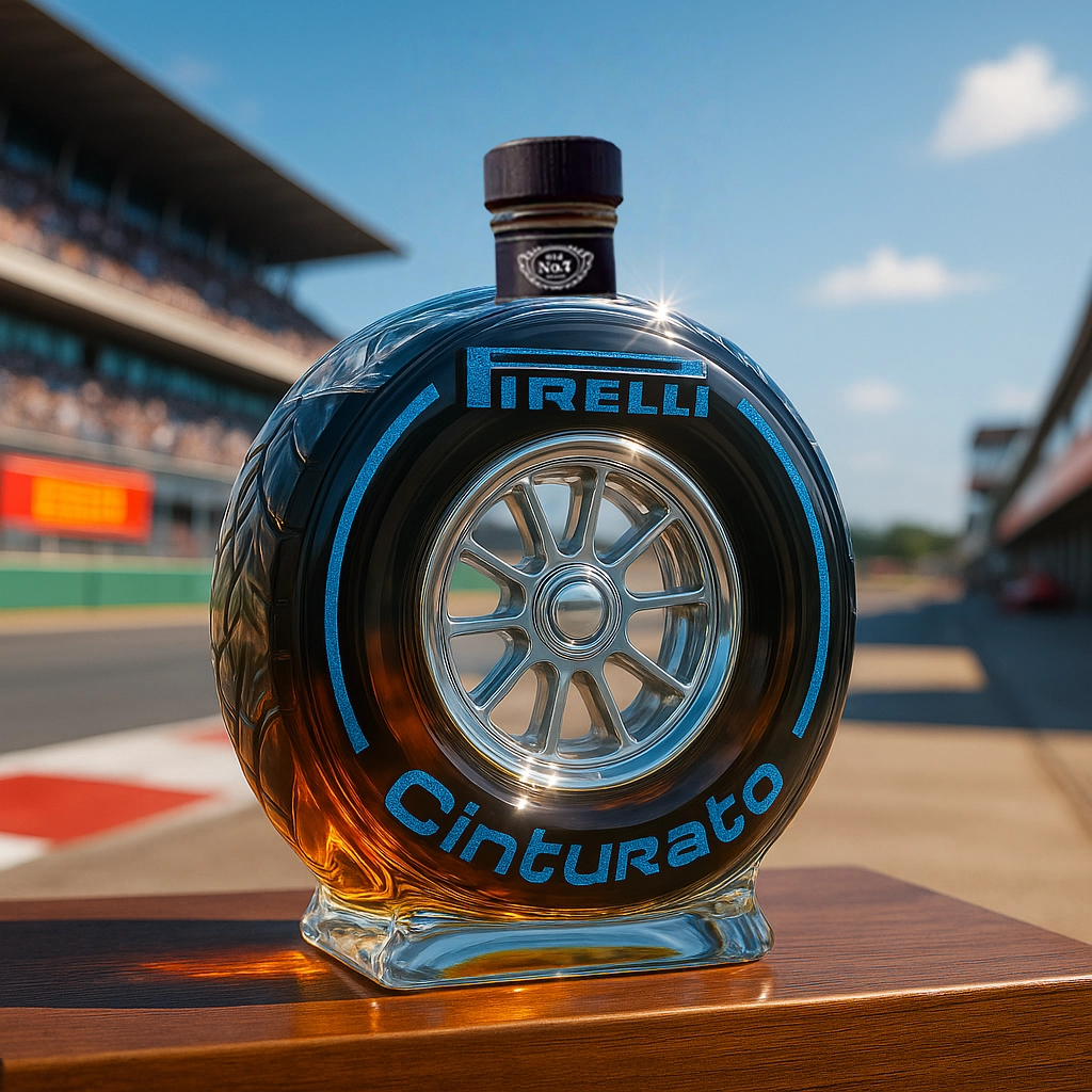 Pirelli Tire Whisky Bottle