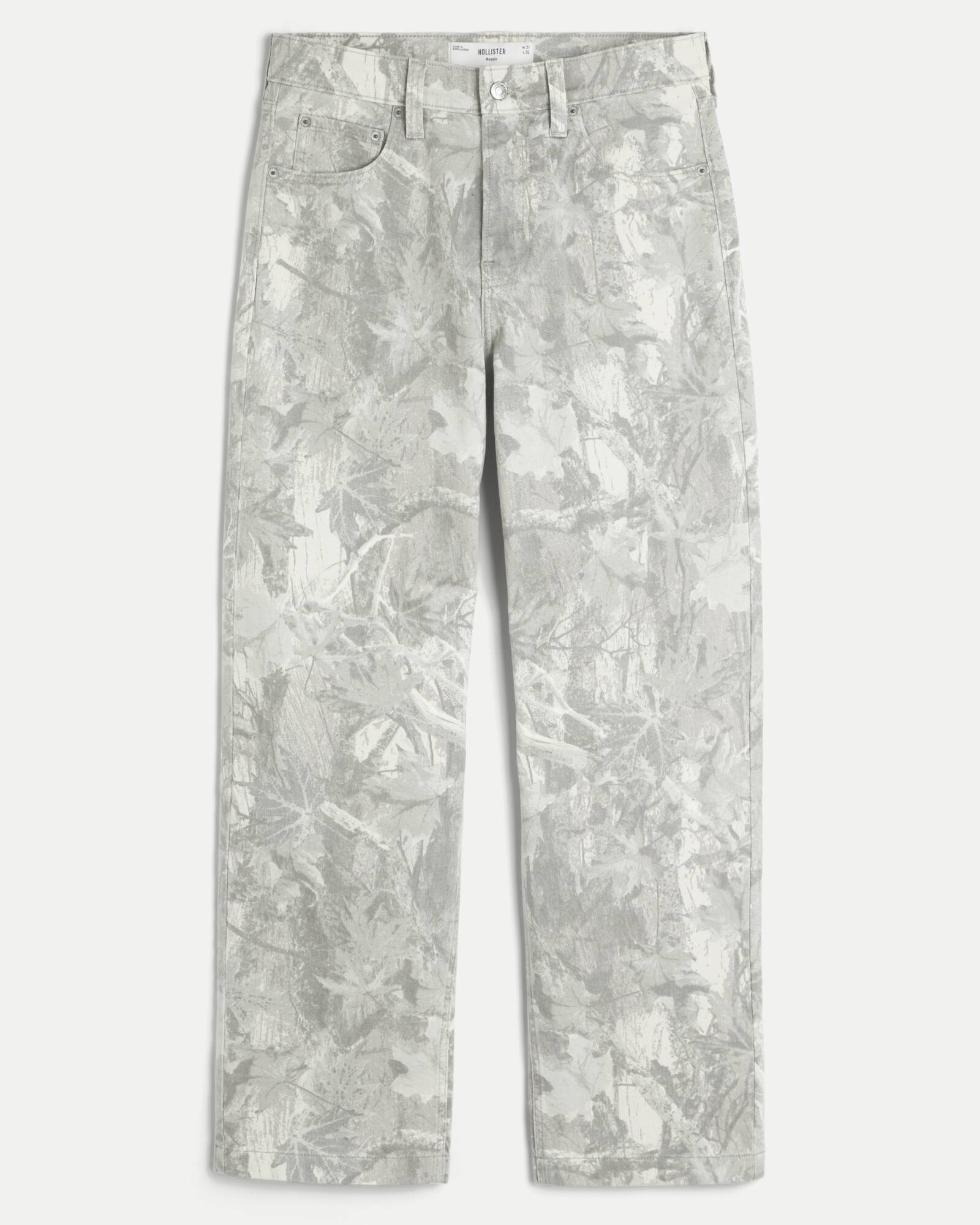 Railroad Stripe Baggy Painter Jeans