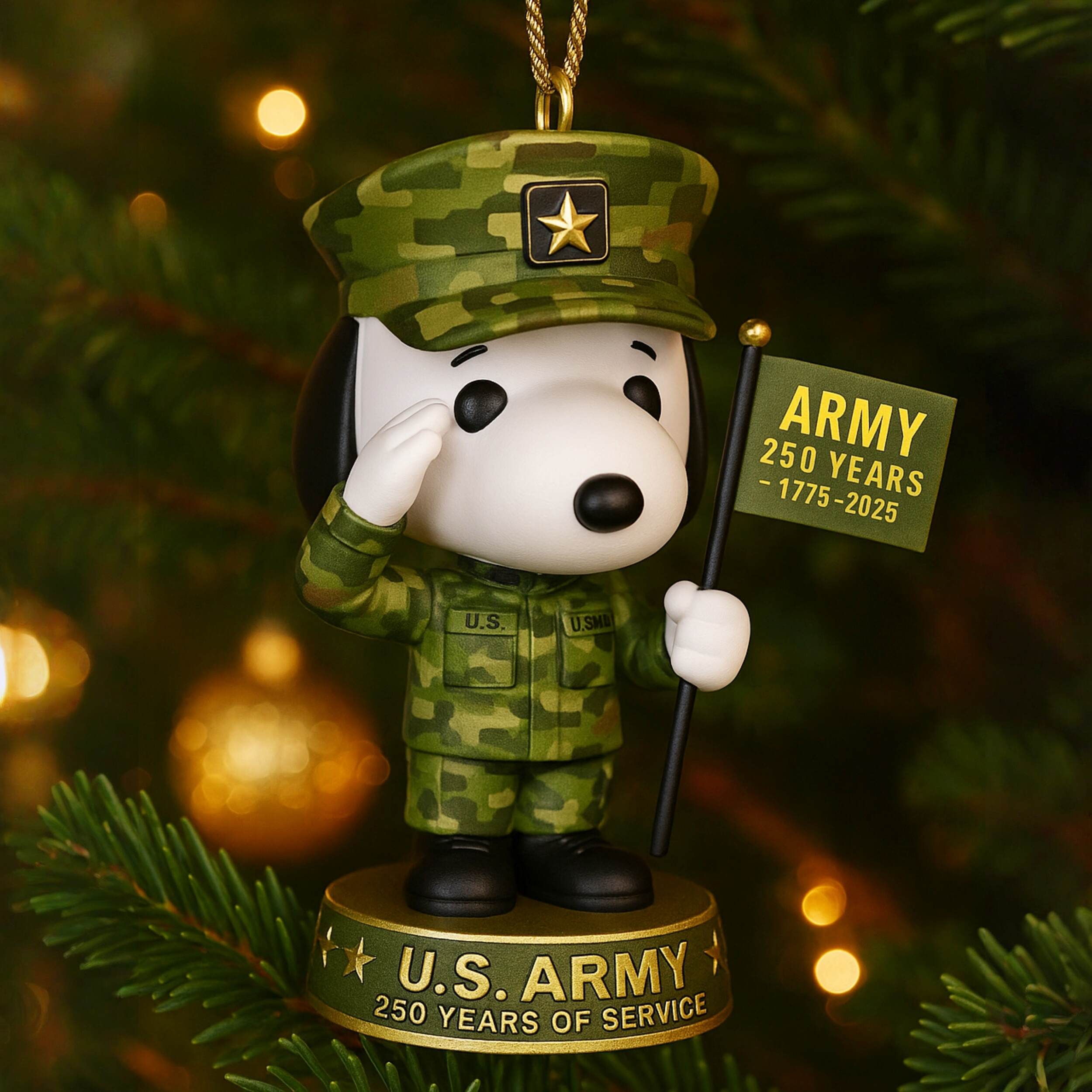 SNPY U.S. Marine Corps 250th Anniversary Ornament