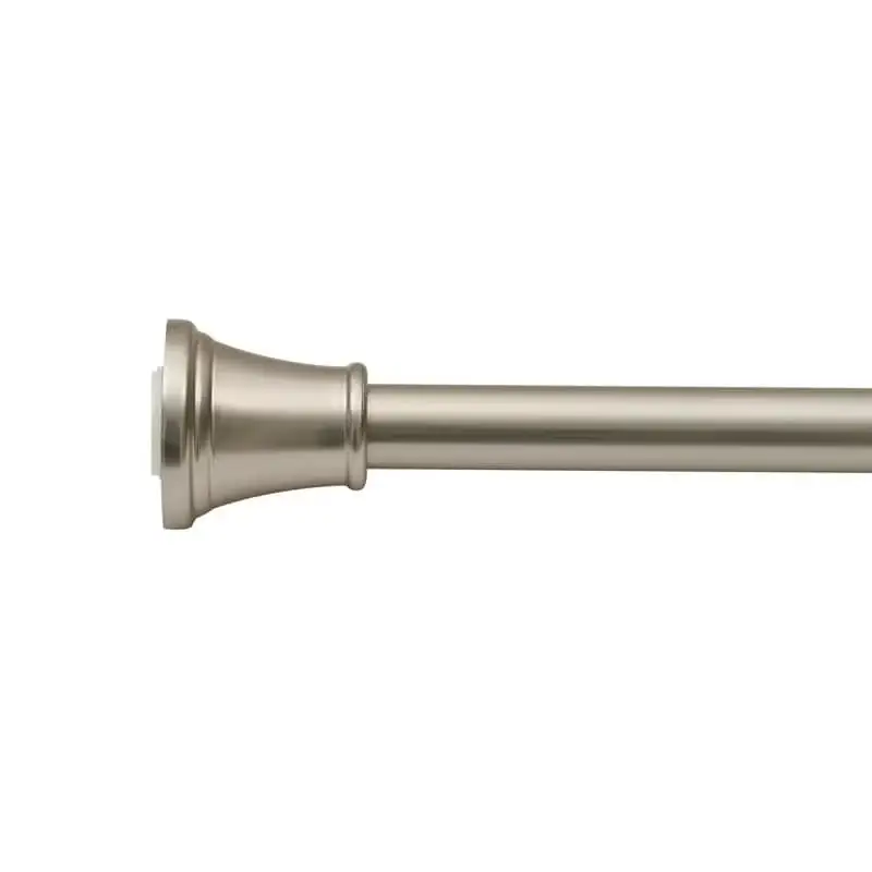 Utopia Alley Adjustable 72-Inch Shower Curtain Tension Rod - Rust-Proof Aluminum with Rubber End Cap, No Drill Installation