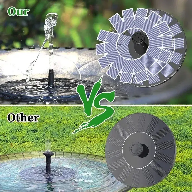 Solar Bird Bath Fountain Pump