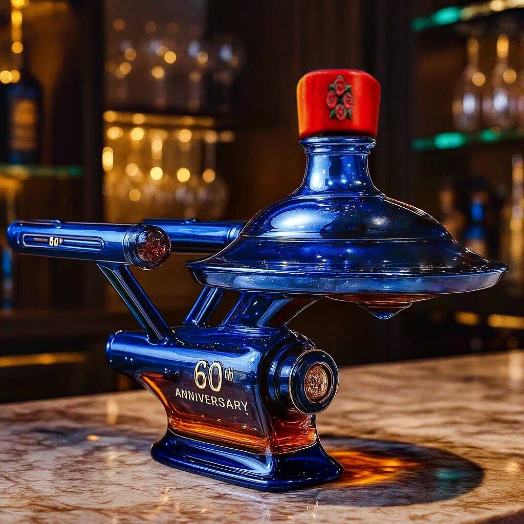 Star Trek 60th Anniversary Whisky Bottle