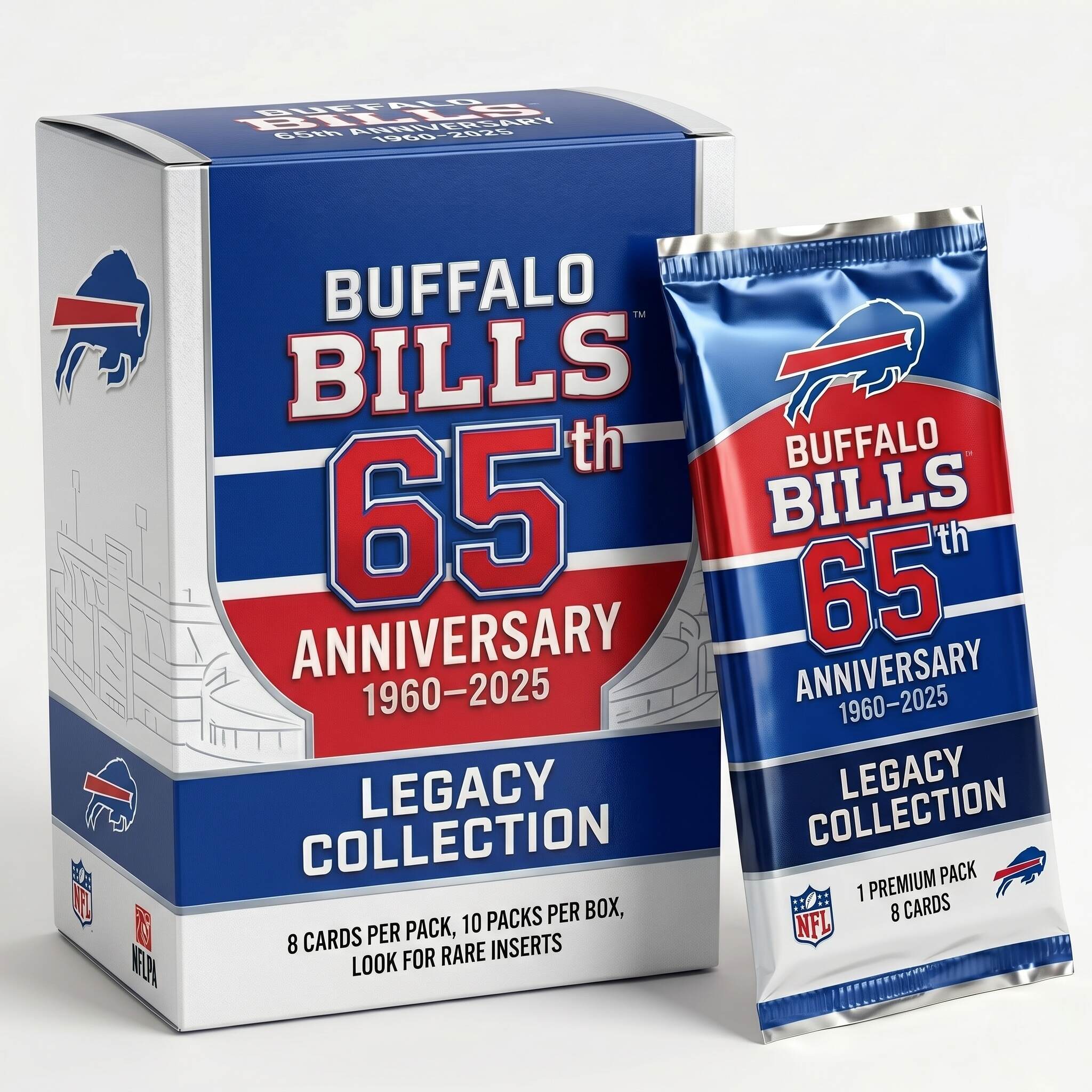 Buffalo Bills 65th Anniversary Legacy Collection Hobby Box