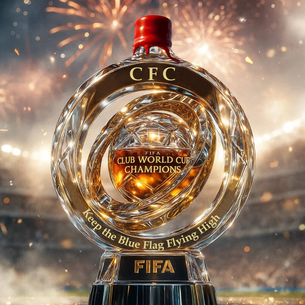 Chelsea 2025 FIFA World Cup Champion Whisky Bottle