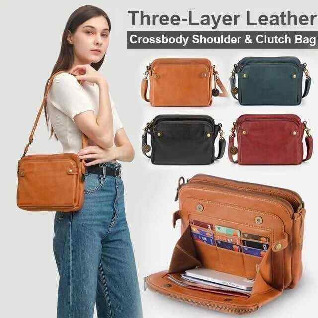 Last Day Promotion 49% OFF -2023 New Crossbody PU leather Shoulder Bags and Clutches