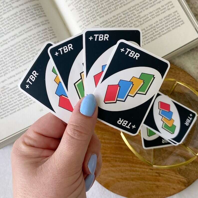 Uno Add to TBR | Neverending TBR  | Kindle Sticker