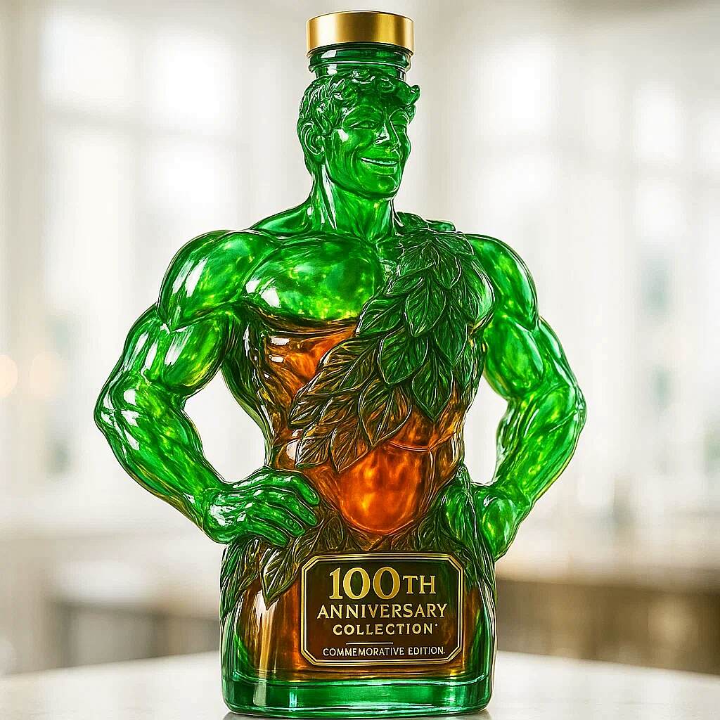 Jolly Green Giant 100th Anniversary Collector's Edition Whisky Bottle
