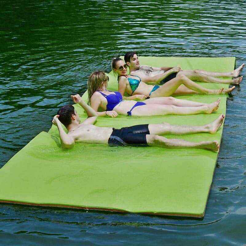 12' x 6' 3 Layer Tear-Resistant XPE Foam Floating Water Pad