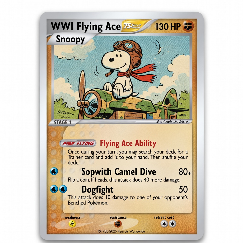 🎴 Peanuts 75th Anniversary Collector’s TCG Card Set