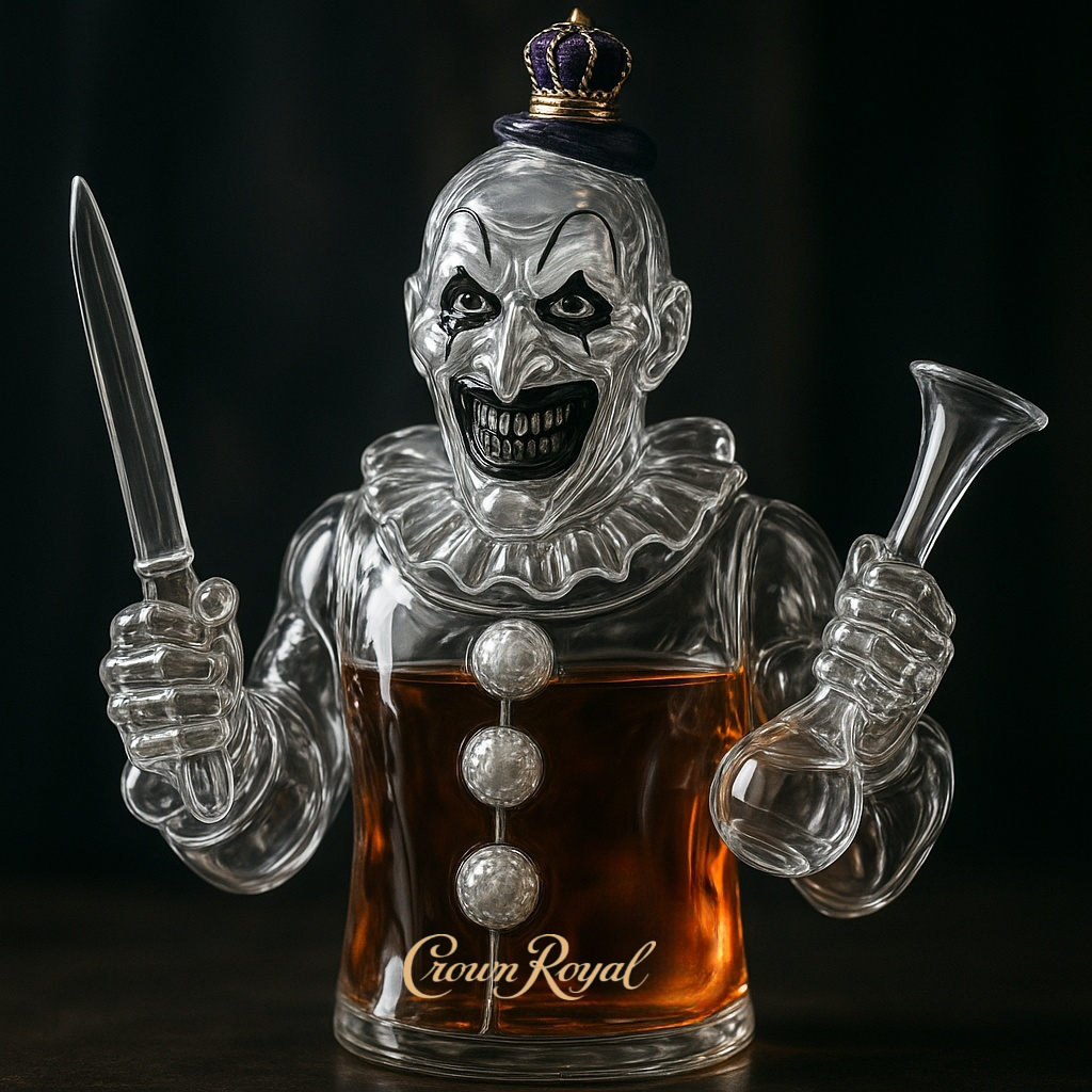 Art the Clown Whiskey Bottle
