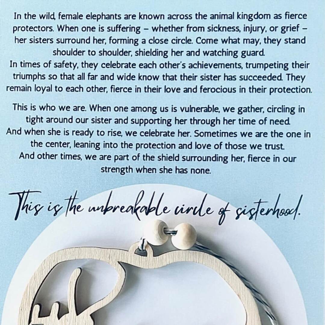 Circle of Sisterhood•Elephant Sisterhood Ornament