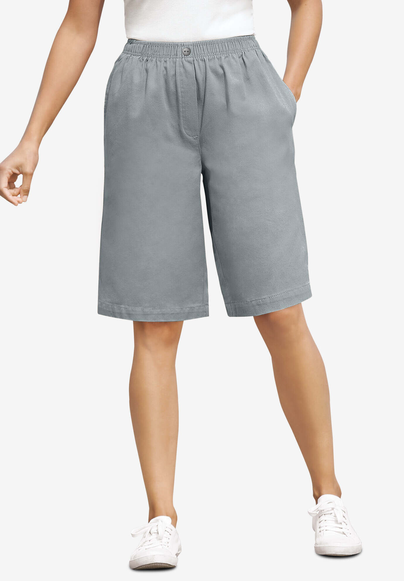 7-Day Elastic-Waist Cotton Short