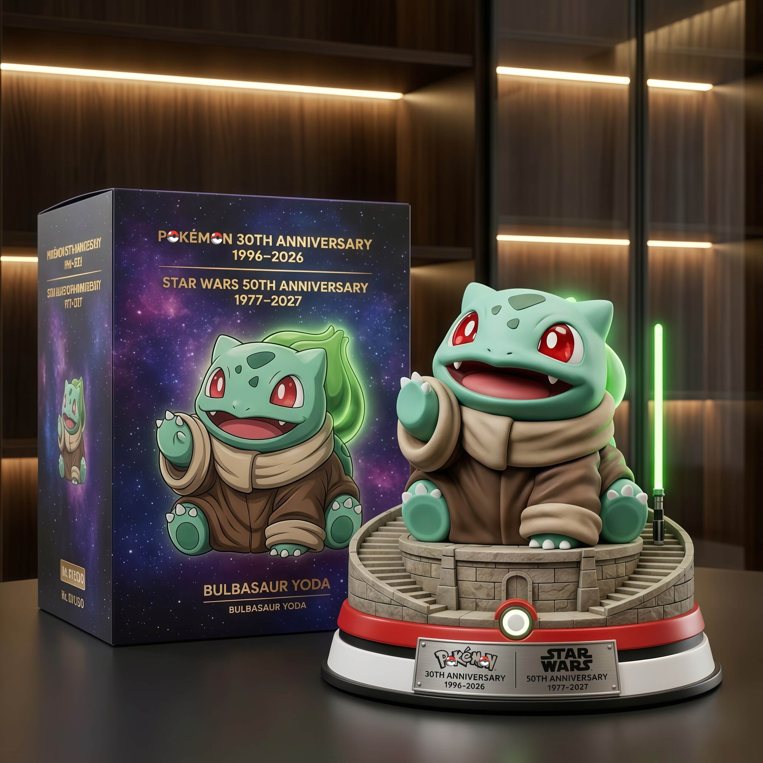 Pokémon 30th Anniversary x Star Wars 50th Anniversary Collectible Doll