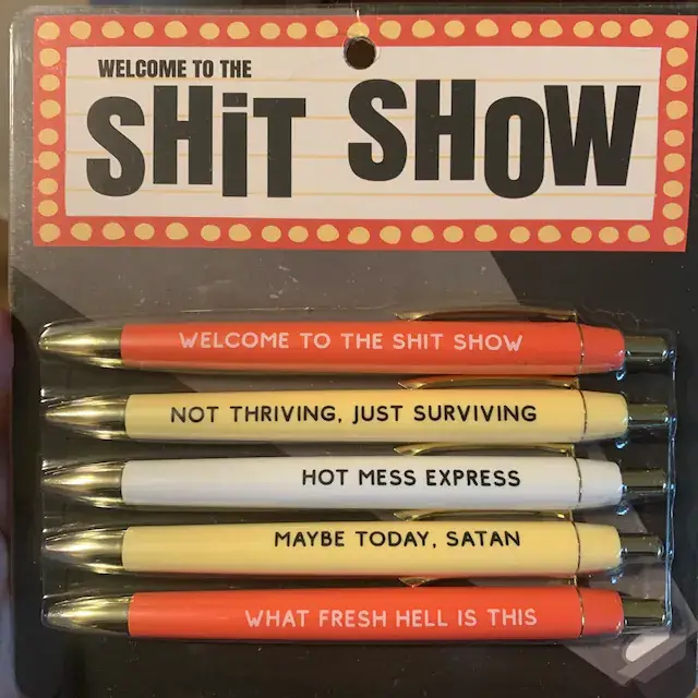 Welcome To The Shit Show Pen Set | Funny Gift