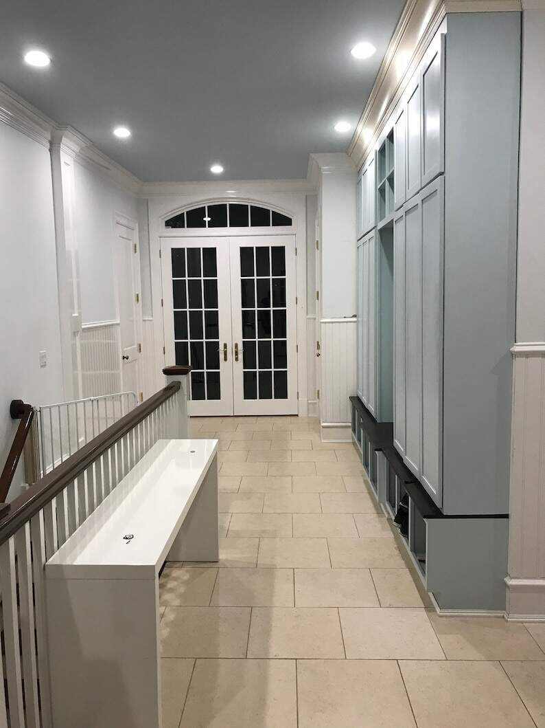 CONNECTICUT Locker entryway bench with storage