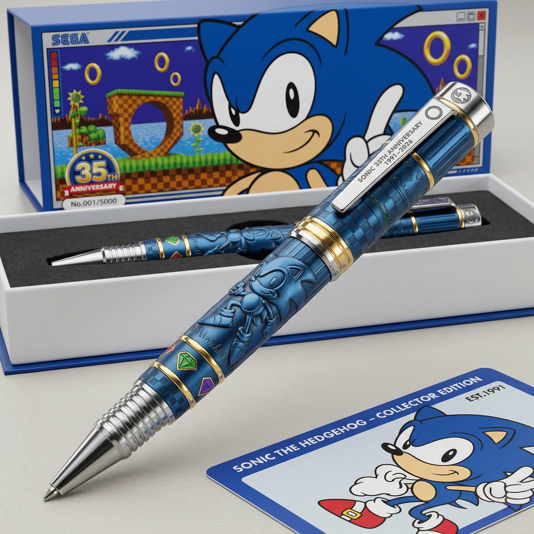 Sonic 35th Anniversary Collector’s Pen – Limited Edition