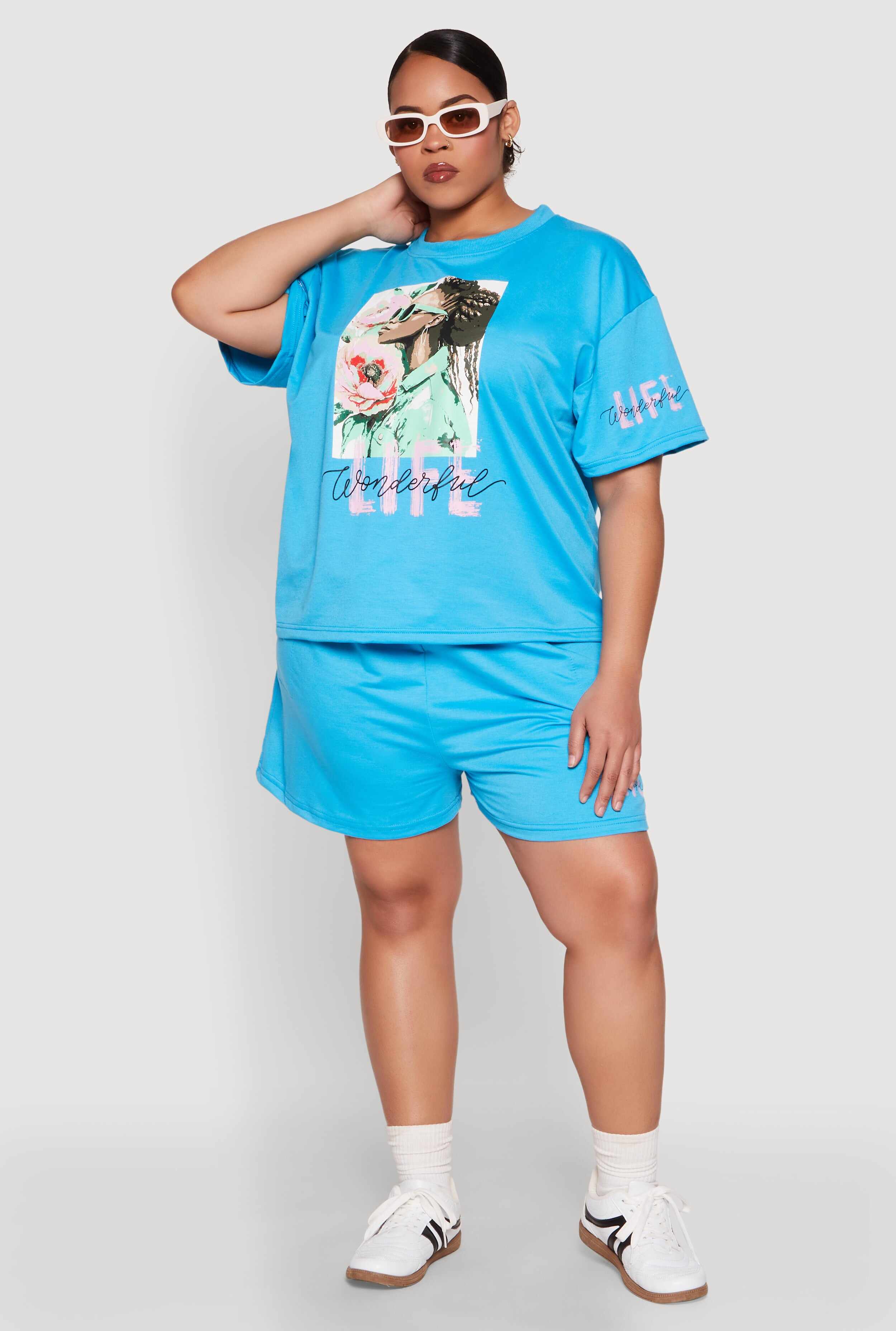 Plus Size Wonderful Life Shorts