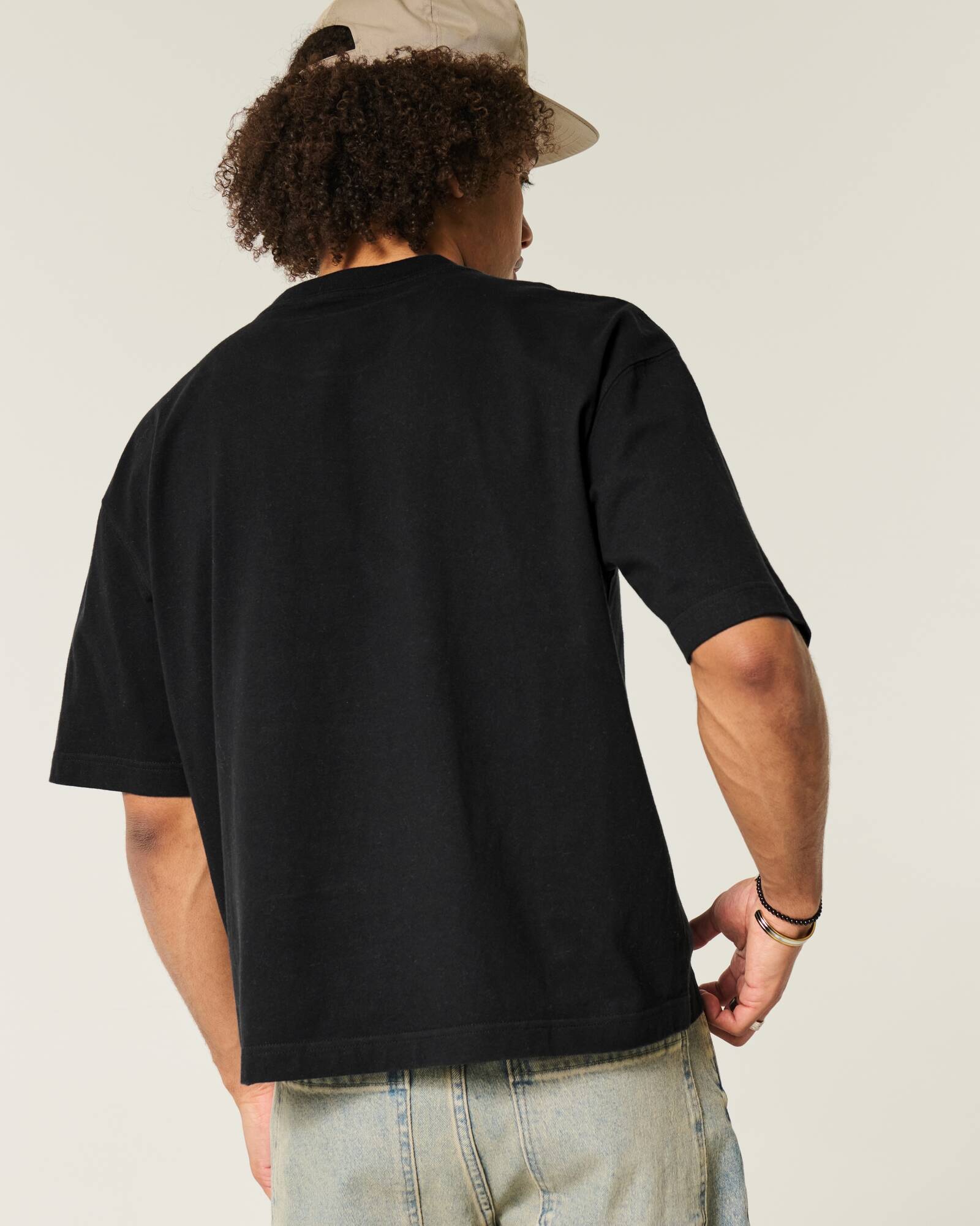 Boxy Heavyweight Crop Crew T-Shirt
