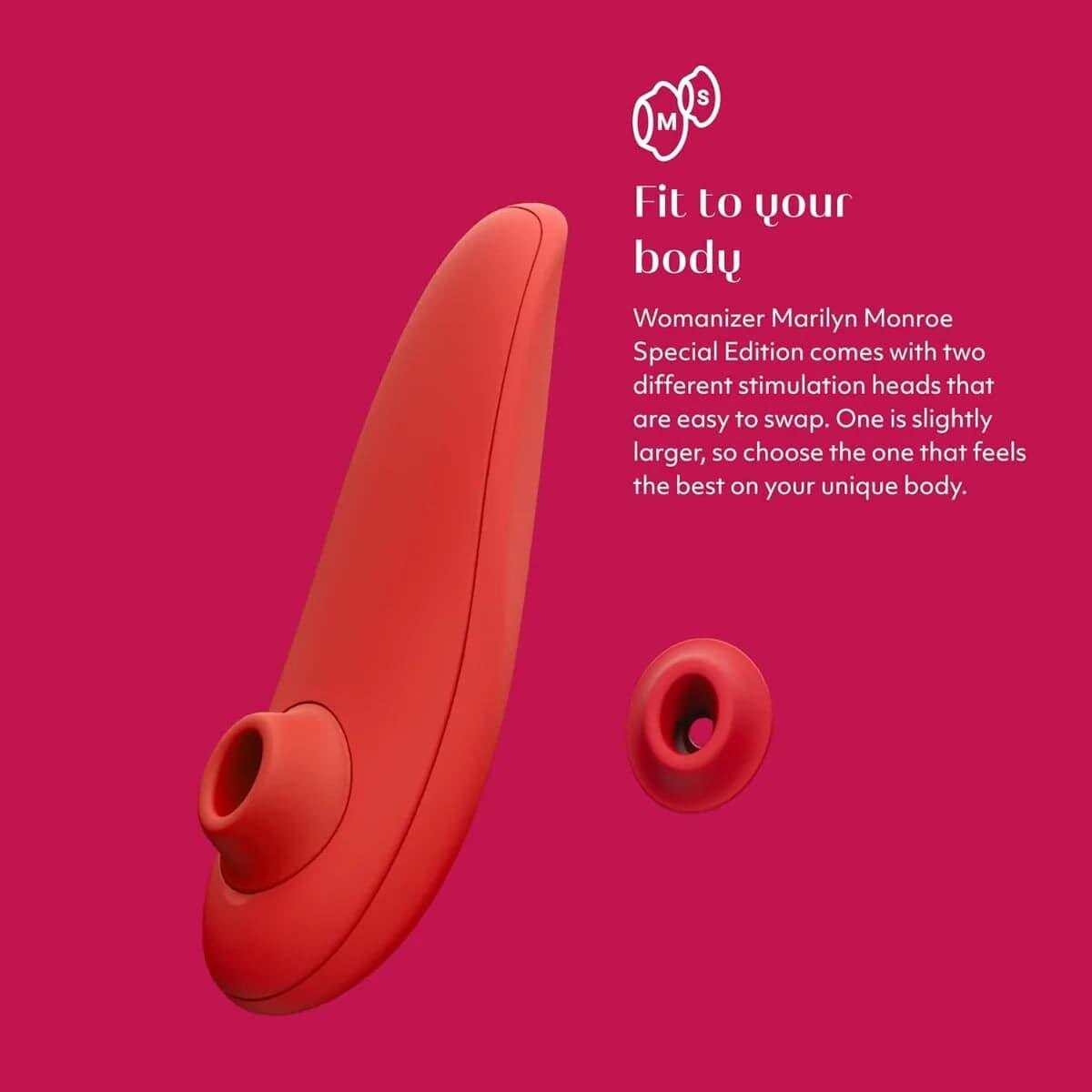 Womanizer x Marilyn Monroe Special Edition Pleasure Air Sex Toys, Clitoral Sucking Vibrators, Clitoral Stimulators for Women