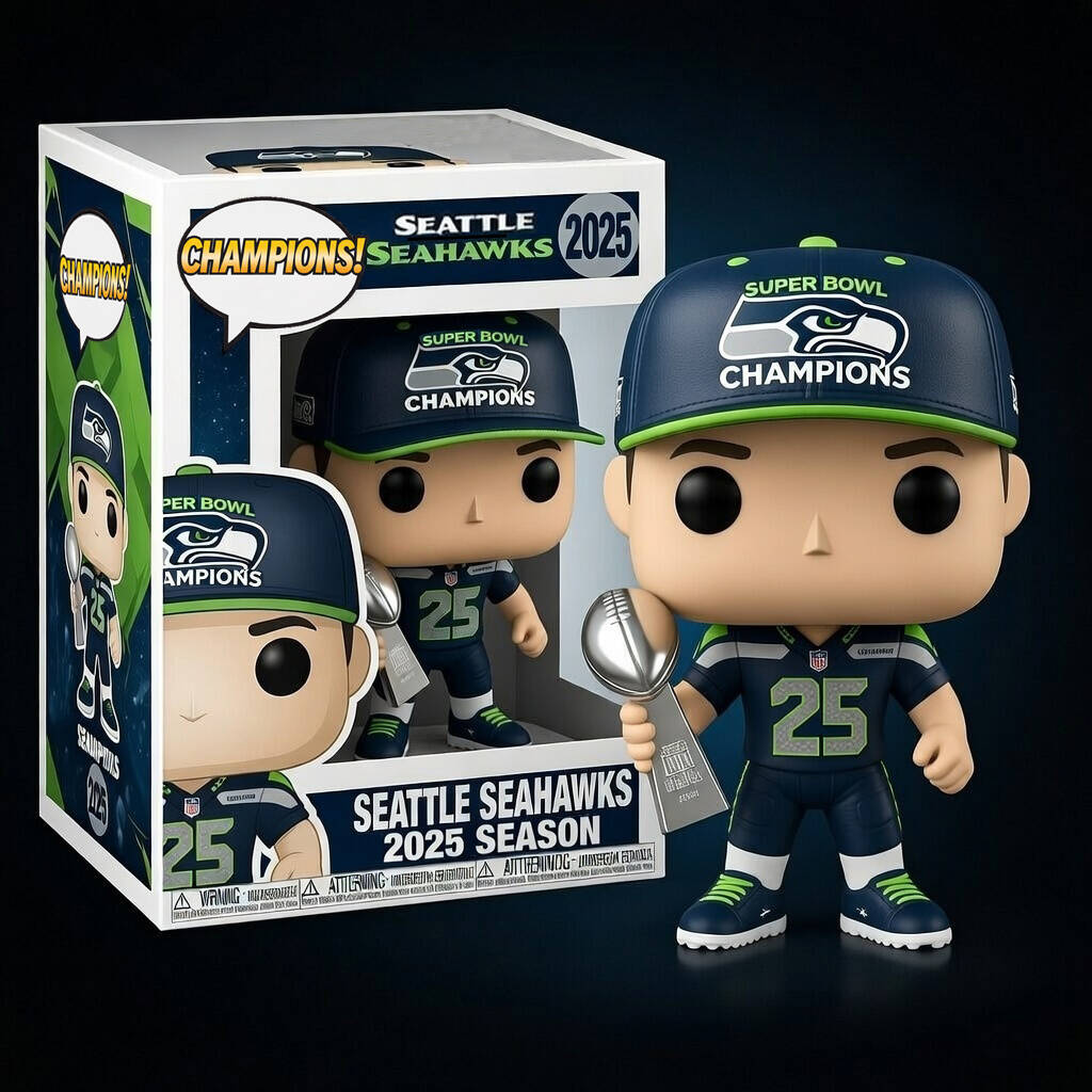 Seattle Seahawks— Super Bowl LX Champions 2025 Collectible Figure