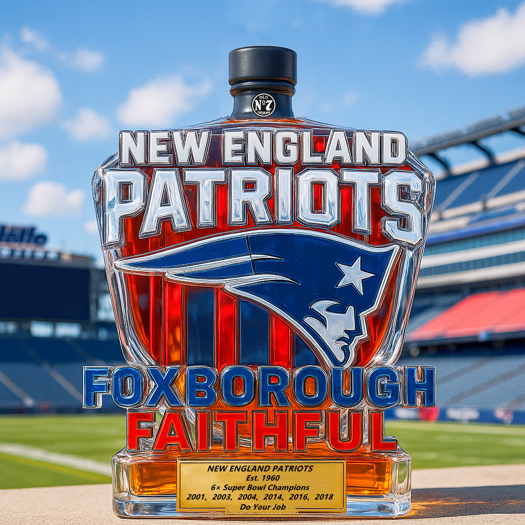 New England Patriots - Foxborough Faithful Whiskey Bottle
