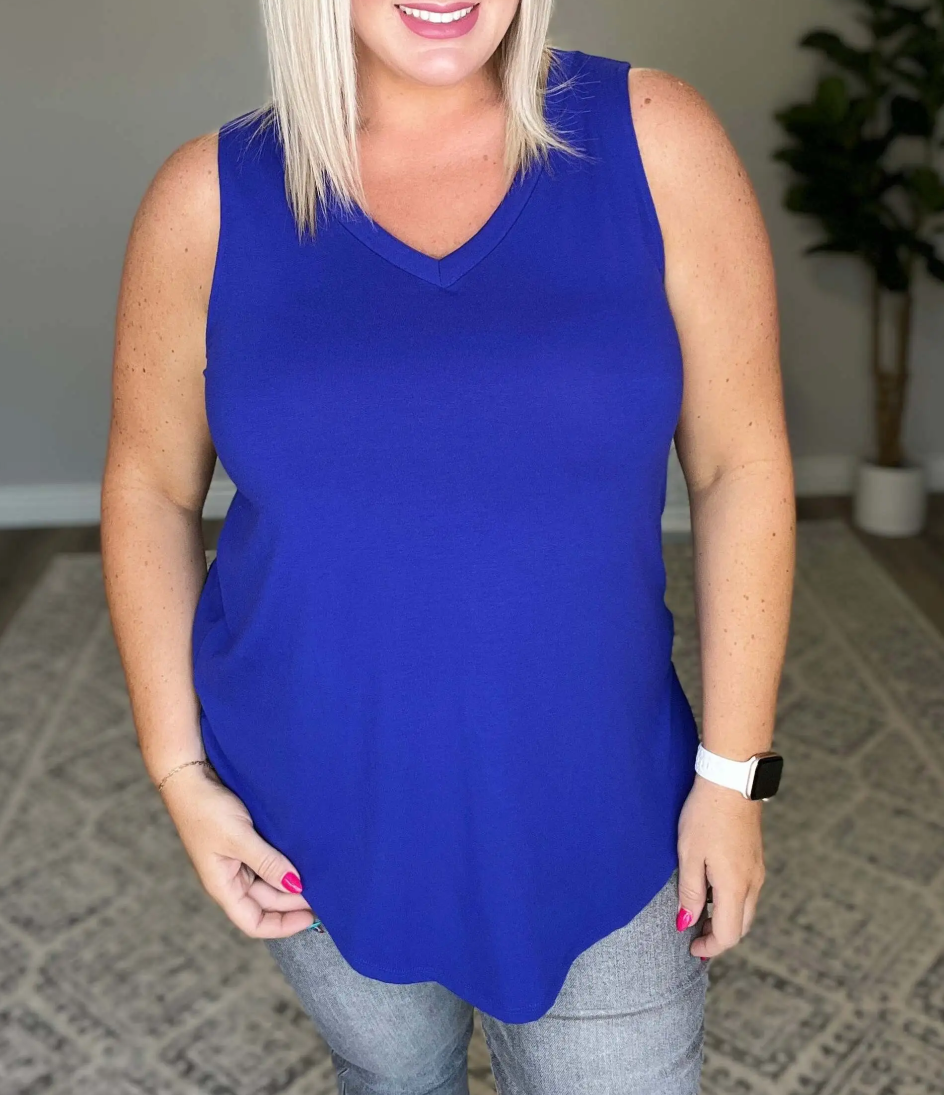 ⚡LIMITED SALE-V-neck tank top(Multiple Colors)