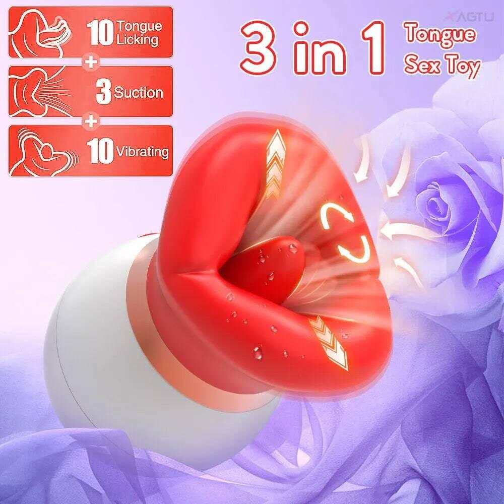 PASSION PULSE ADULT 3-in-1 Rose Vibrator