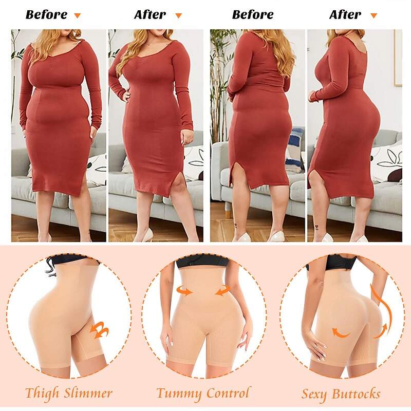 (⚡Last Day Promotion-SAVE 70% OFF) Womens High Waist Tummy Control Shaping Pants - BUY 3 FREE SHIPPING