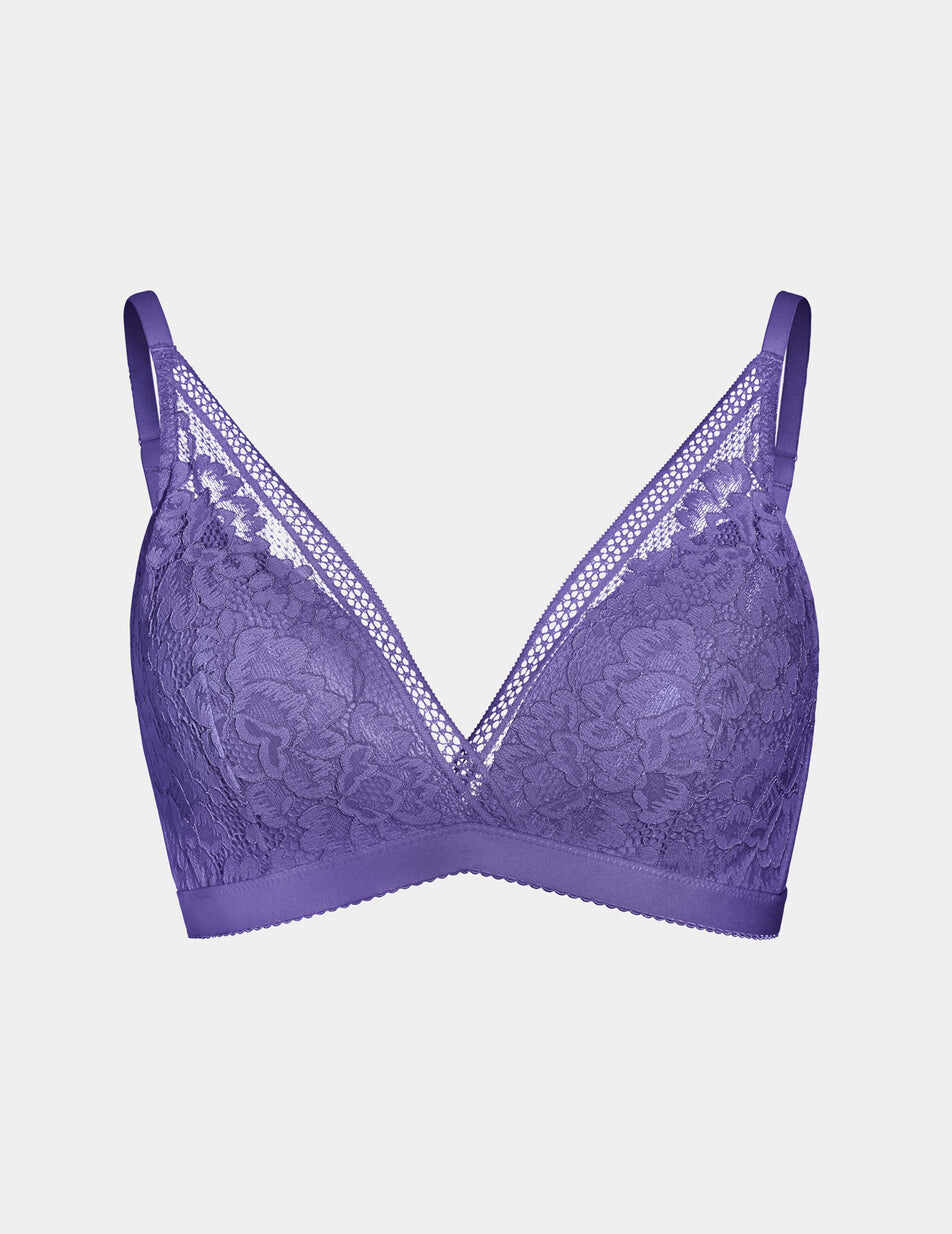 Lace Deep-V Bra