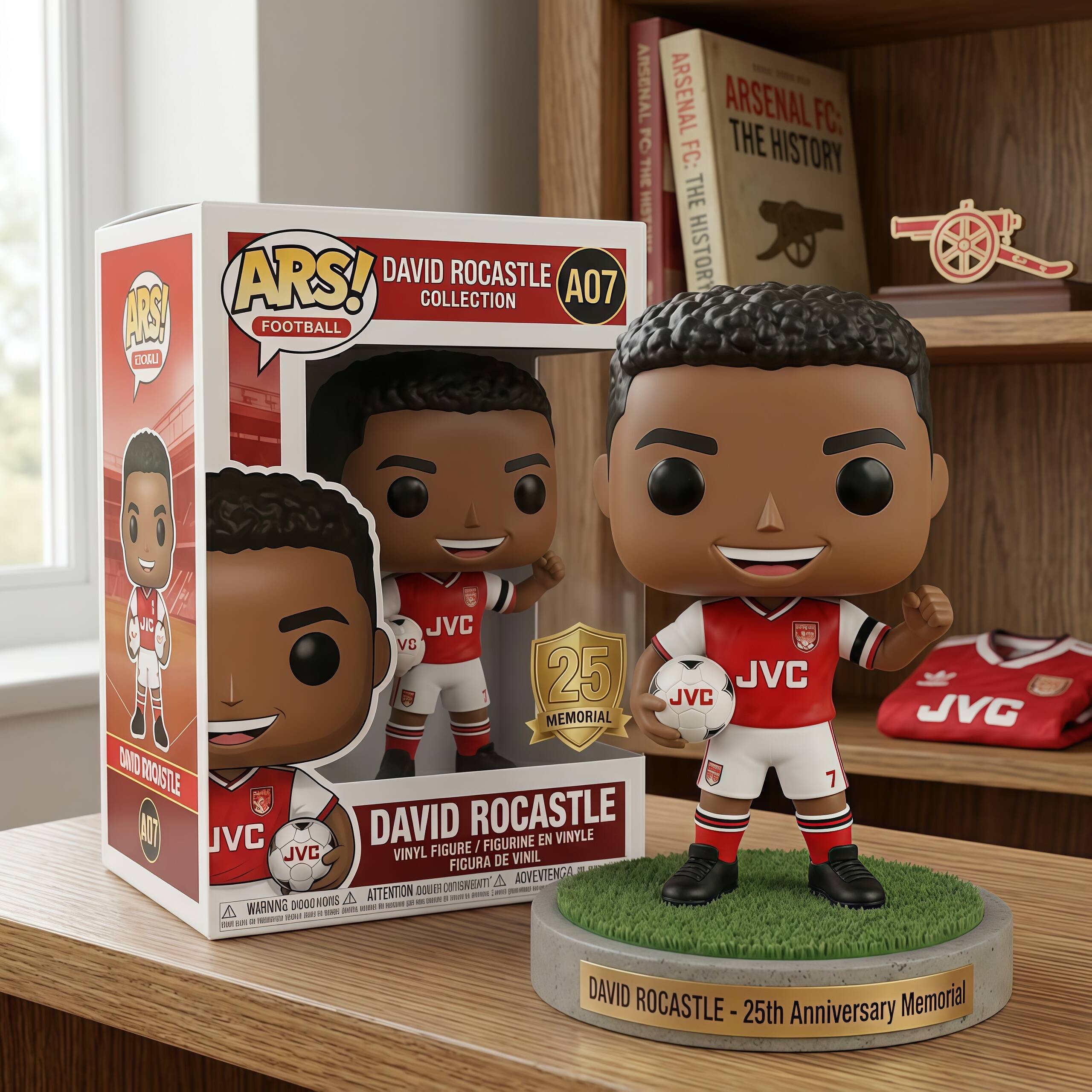 ⚽🔥“David Rocastle” Arsenal Tribute POP Figure