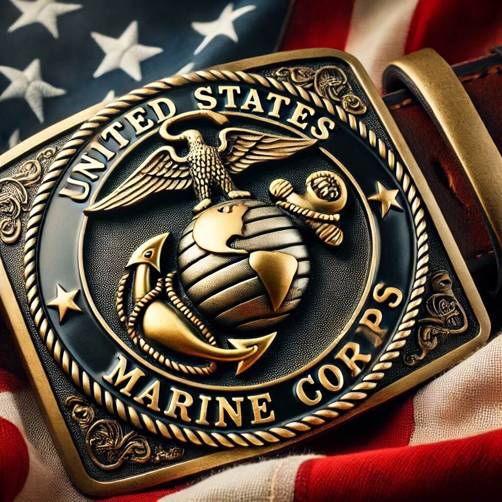 Veteran Tribute Belt Buckle