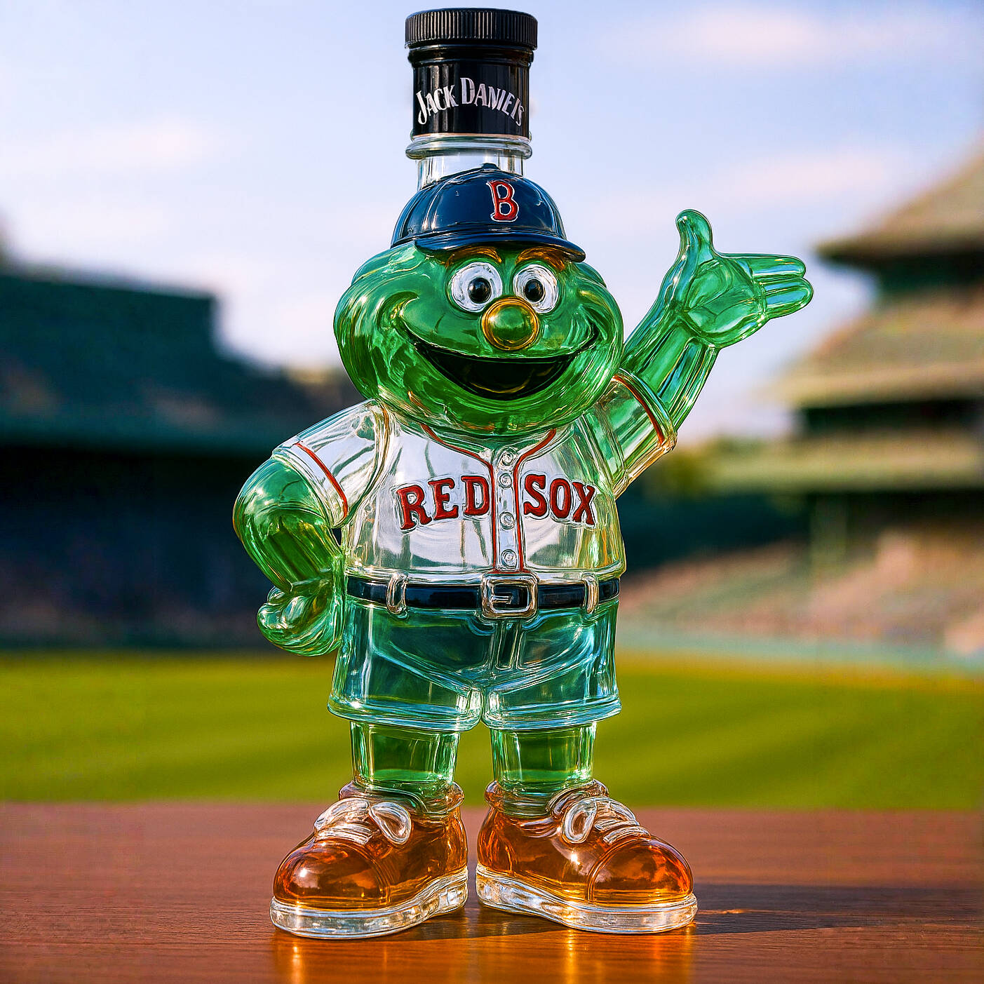 Red Sox Wally Whiskey Bottle