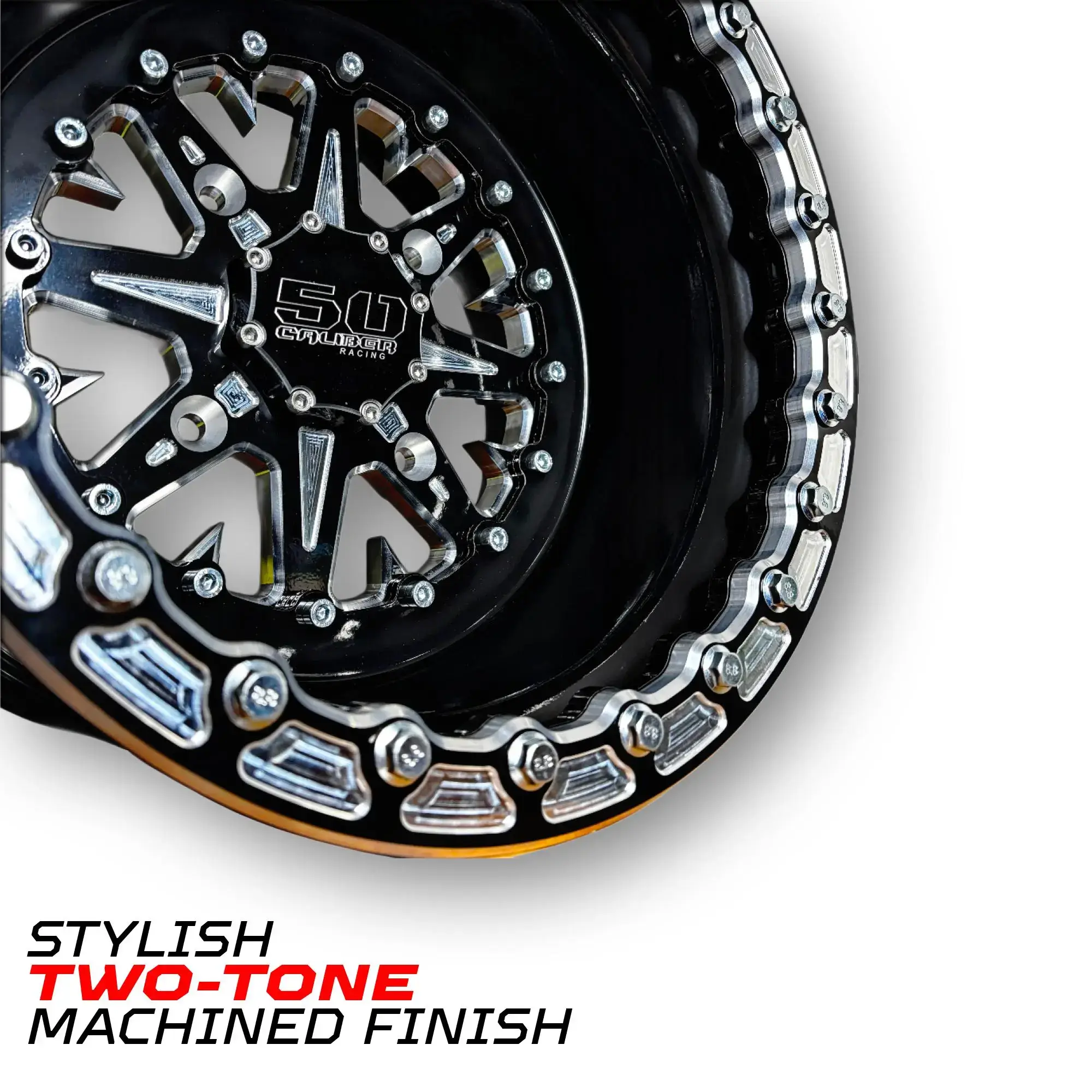 Beadlock Wheels (1 pc) – Billet Aluminum Rims for Canam X3 - Honda Talon - Kawasaki KRX1000 - Polaris RZR XP 1000 - Polaris Turbo S - Polaris General | UTV/ATV Wheels