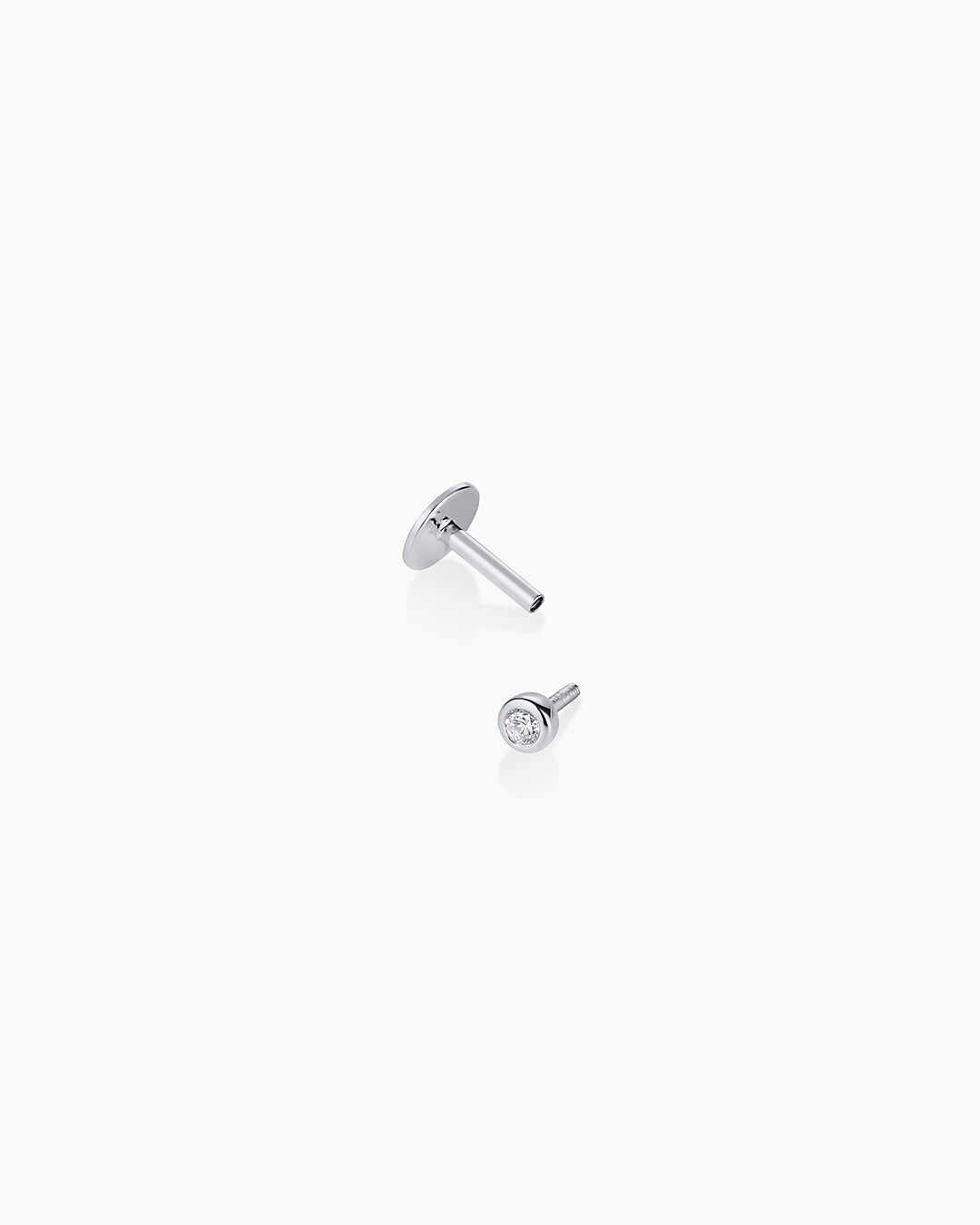 Classic Diamond Flat Back Single Stud