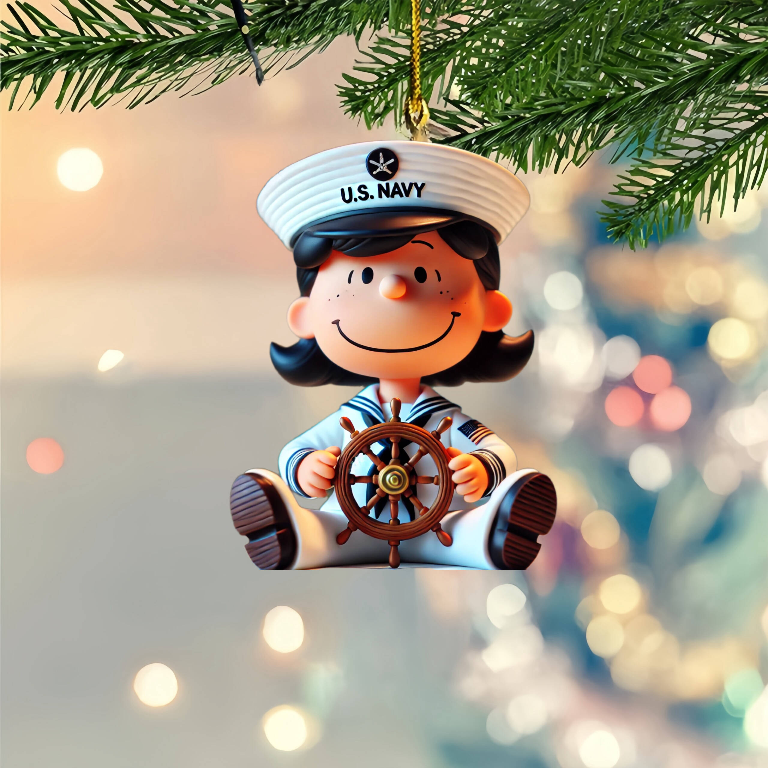 🔥LAST DAY 50% OFF- 🎖️Veteran Tribute Snooopy & lucy Ornaments
