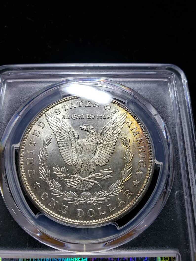1886   Morgan Silver Dollar MS65  PCGS  Graded - Beautiful Coin -    Lot# 1465