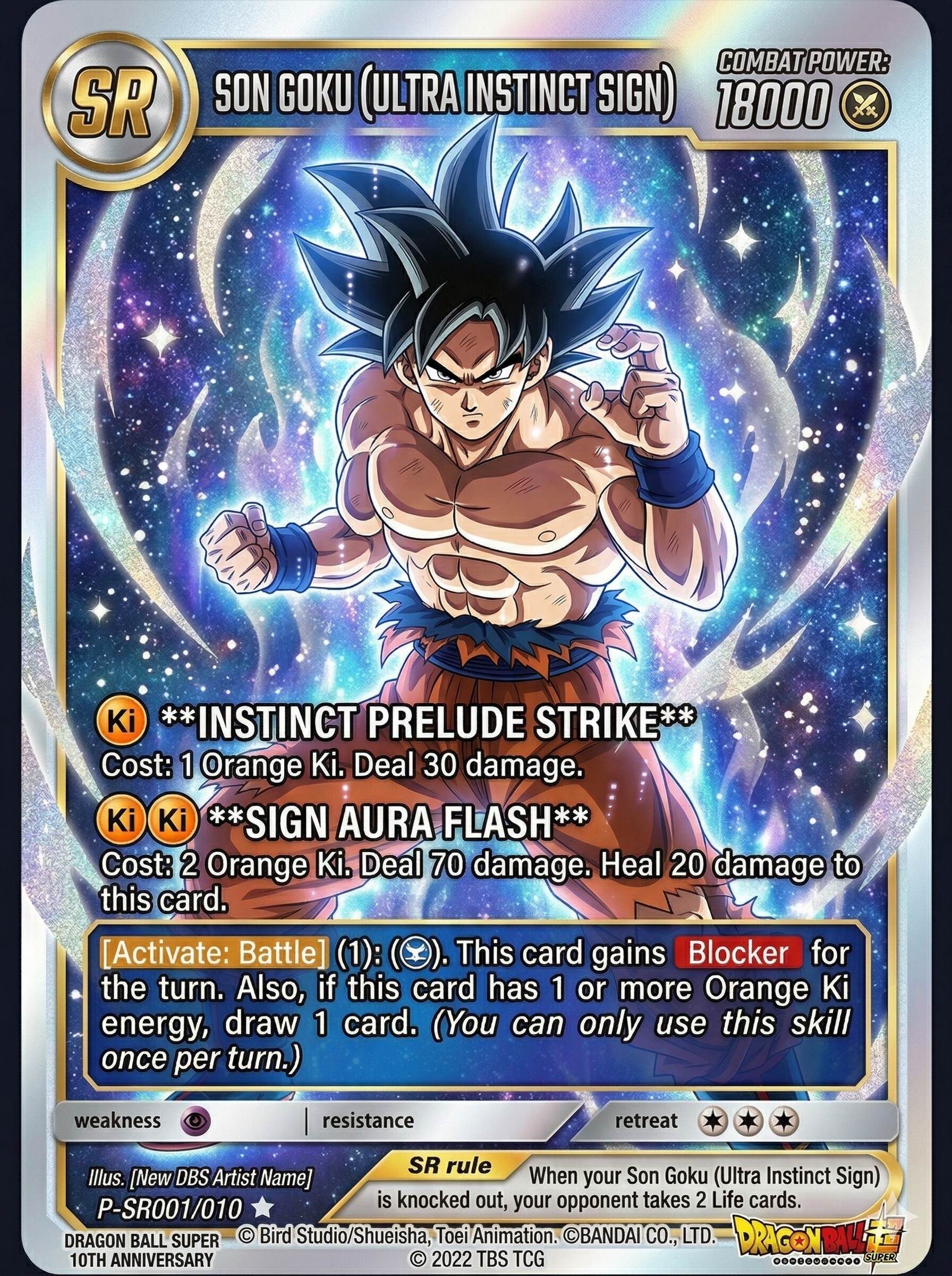 Dragon Ball Super 10th Anniversary TCG Cards