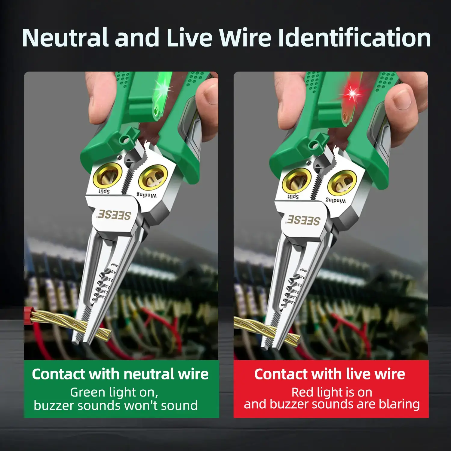 8-in-1 Wire Stripper Twister with Voltage Tester