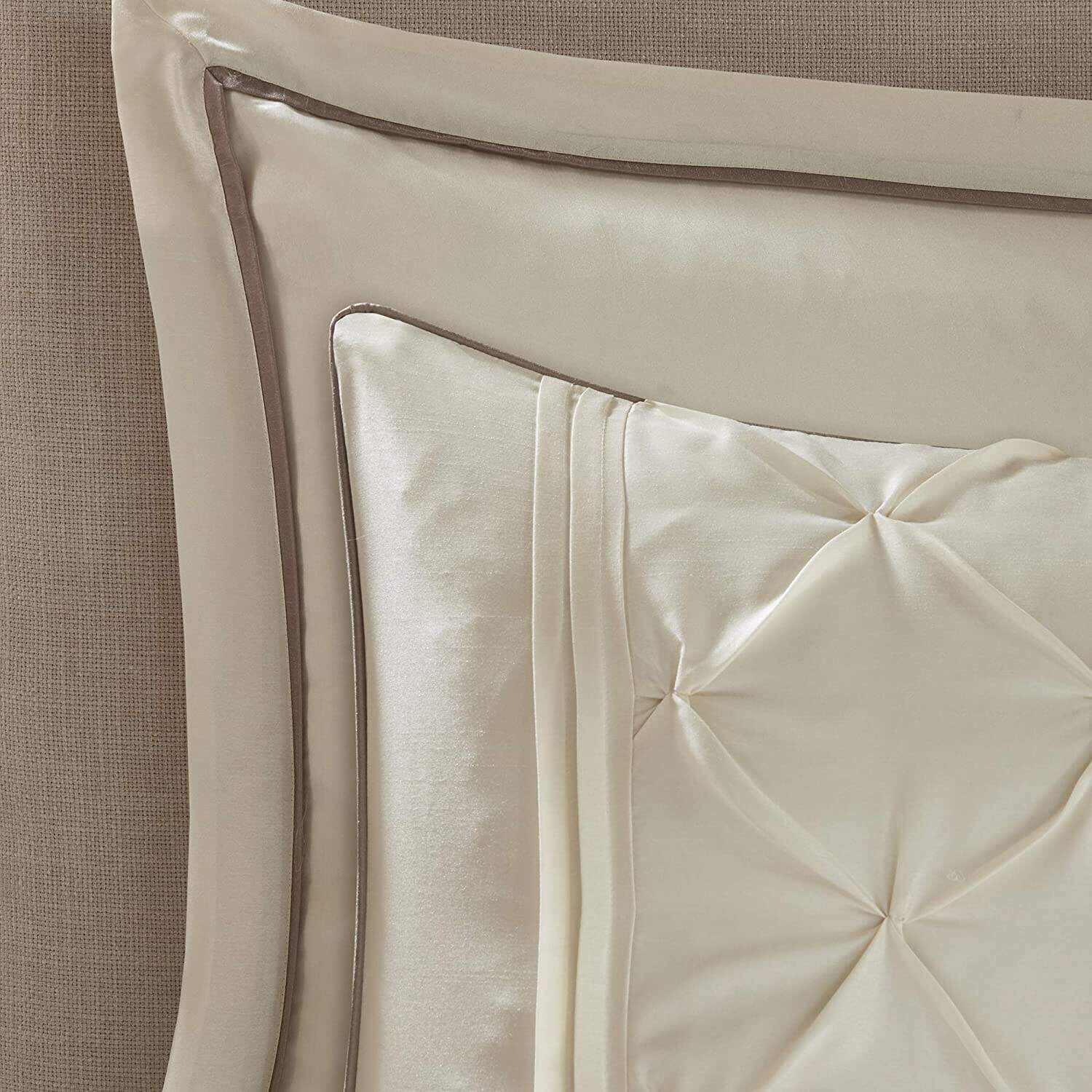 Master Bedroom 24 Piece Room-in-a-Bag Faux Silk Comforter Set Bedding Curtains Pillows