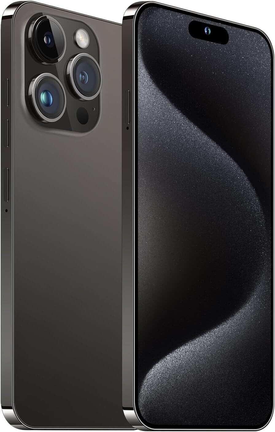 A15 Pro Max Smartphone, 6+256GB Unlocked Phone, Android 13.0, 48+108MP Zoom Camera, Long Battery Life 6800mAh, Dual SIM, 6.7“ HD Screen,5G Phone