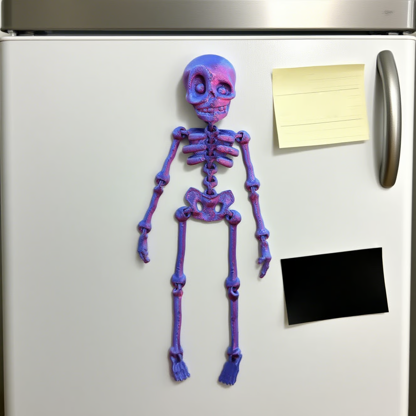 🎃Halloween Hot Sale 49% OFF 💀✨3D Printed Vintage Skeleton Magnetic Figurine 🎃