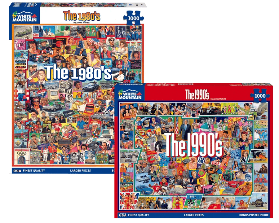 Set of 2: Artist Jim Mellett- Decades Bundle 1000 Piece