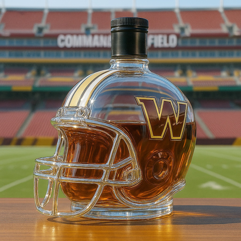 Washington Commanders Helmet Whiskey Bottle